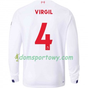 Koszulka Liverpool Virgil van Dijk 4 Wyjazdowe Koszulki Piłkarskie 2019-2020 Długi Rękaw